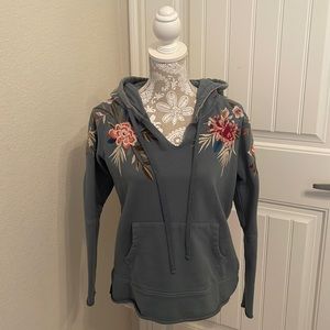 Johnny Was Hooded Sweatshirt, sz S